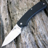 Boker Plus XS Chad Los Banos (01BO539) 3.10" 440C Bead Blasted Drop Point Plain Blade, Black G-10 Handle