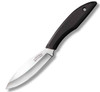 Cold Steel Canadian Belt Knife (CS20CBL) 4" 4116 SS Satin Spear Point Plain Blade, Black Polypropylene Handle, Black Secure-Ex Sheath