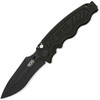 SOG Zoom Mini Folder, Black AUS-8, Aluminum Handle