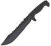 SOG Jungle Primitive, Kraton Handle, Black Blade, Nylon Sheath