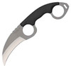 Cold Steel Double Agent I (CS39FK) 3" AUS-8A Satin Hawkbill Plain Blade, Black Polymer Handle, Black Kydex Sheath