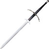 Cold Steel 88WGS Two Handed Great Sword, 39.875" 1060 Carbon Steel Blade, Leather Wrapped Wood Handle