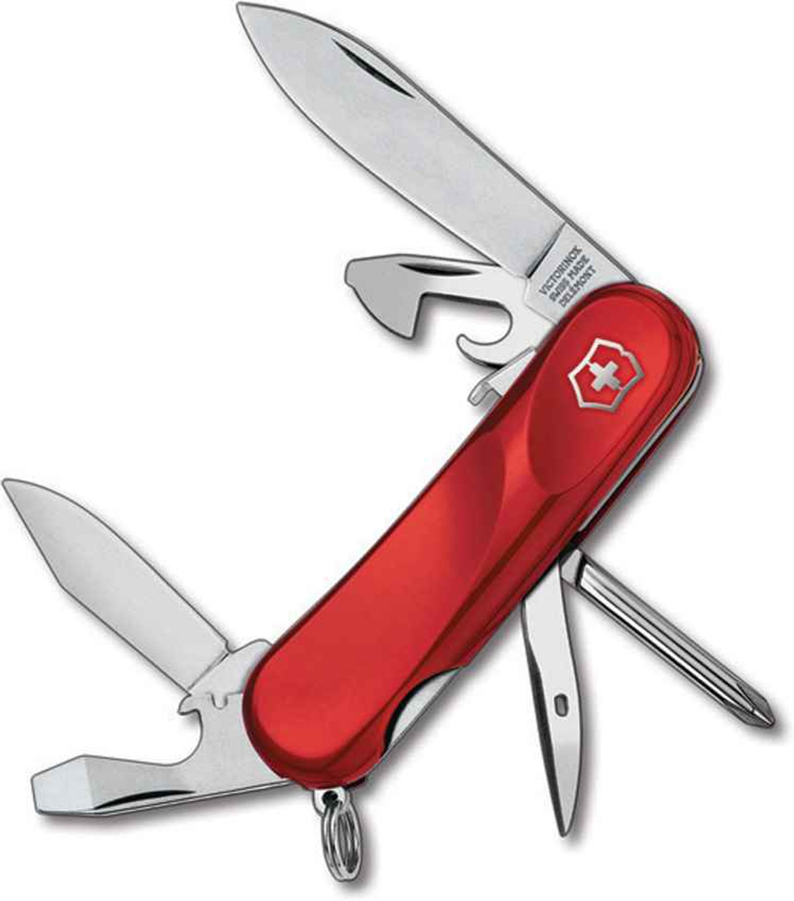 Victorinox Swiss Army Delemont Evolution S111, Red Zytel Handle