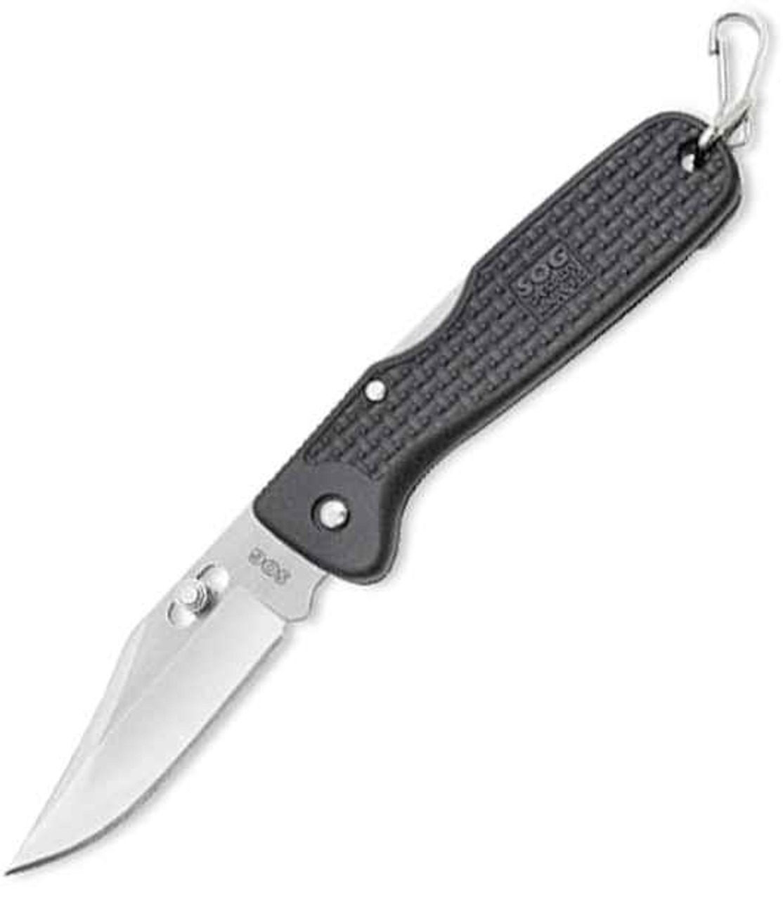 SOG E-Clips Lockback, 420 Stainless, GFRN Handle