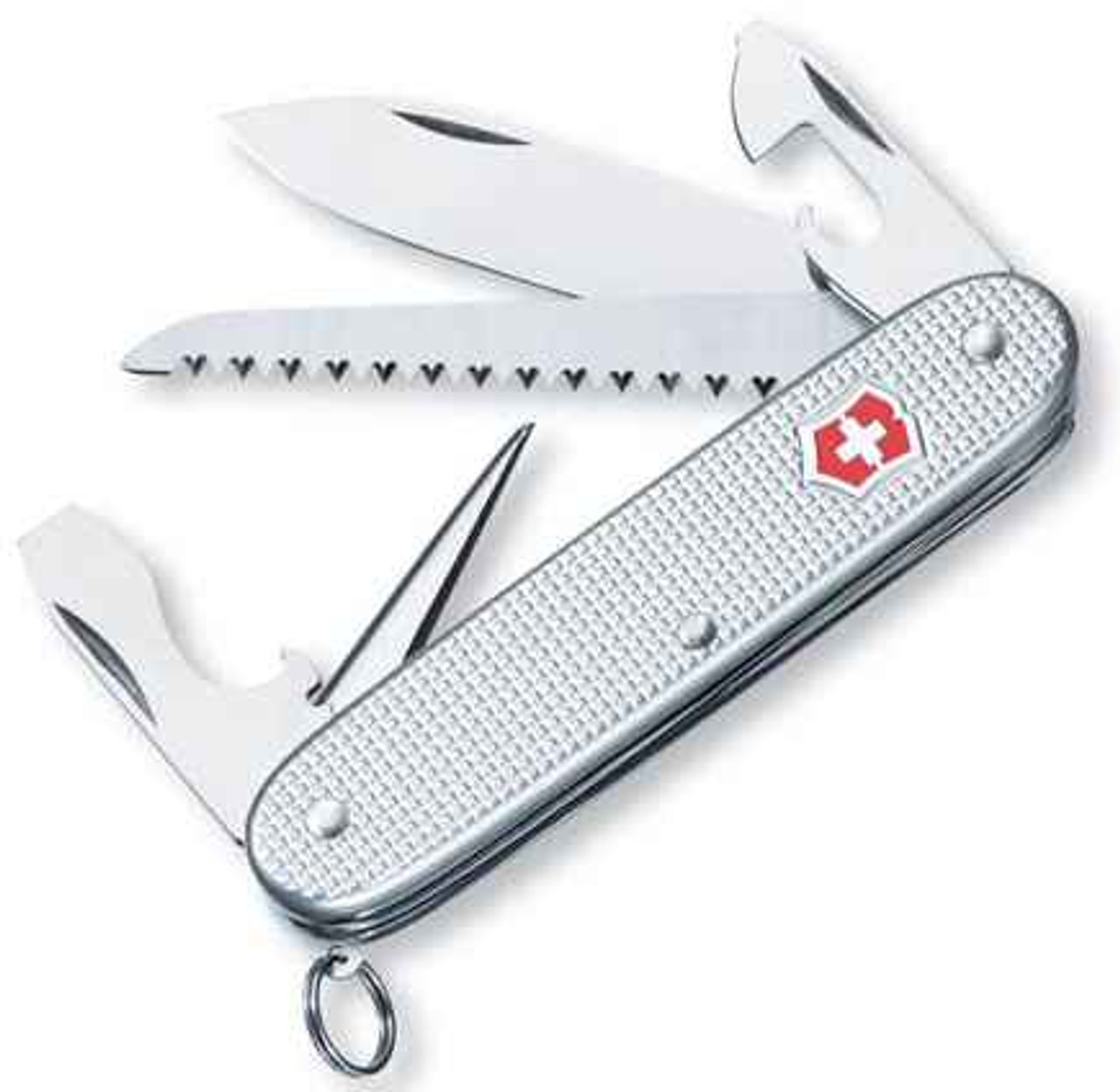 Victorinox Swiss Army Farmer, Silver Alox