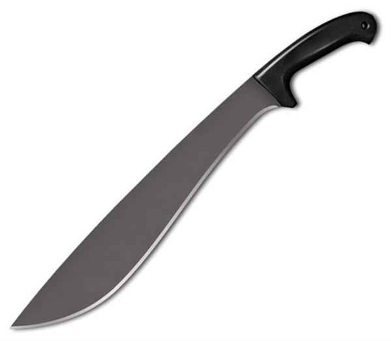Cold Steel Jungle Machete (CS97JMS) 16" 1055 Black Drop Point Plain Blade, Black Polypropylene Handle, Black Nylon Sheath