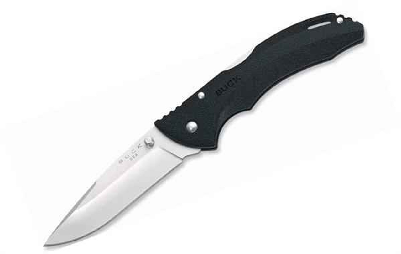 Buck 285BKS Bantam BLW, 3.125" 420HC Plain Blade, Black