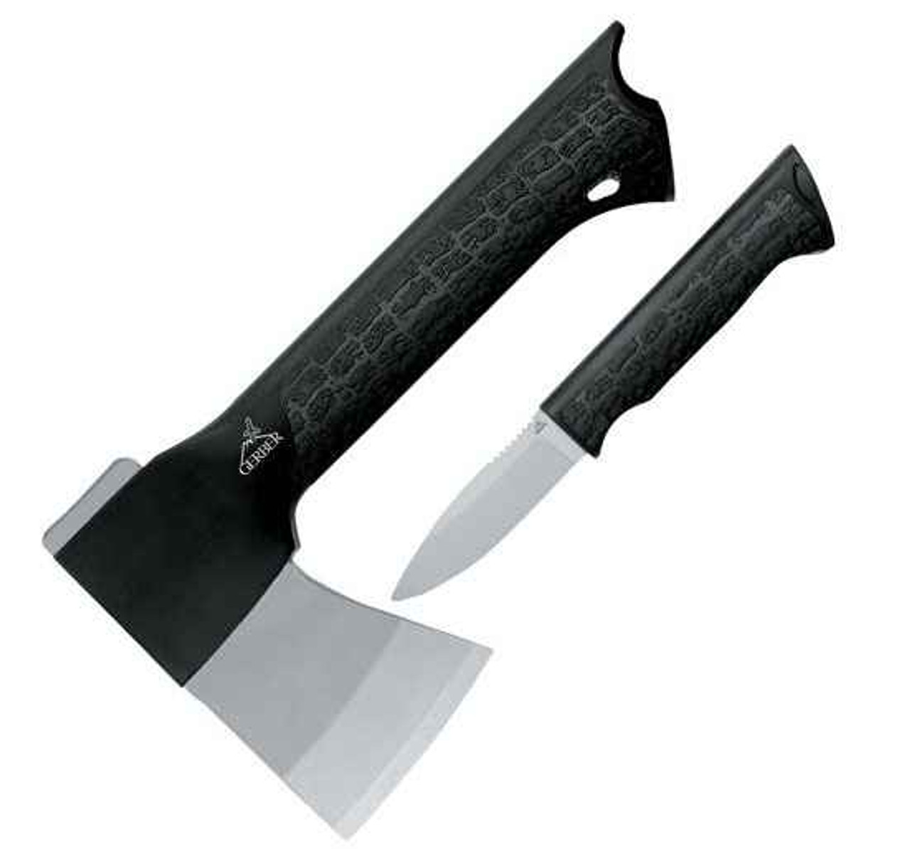 Gerber Combo Axe, 8 3/4" Overall, Forged Steel Axe Head w/Fixed Blade Knife