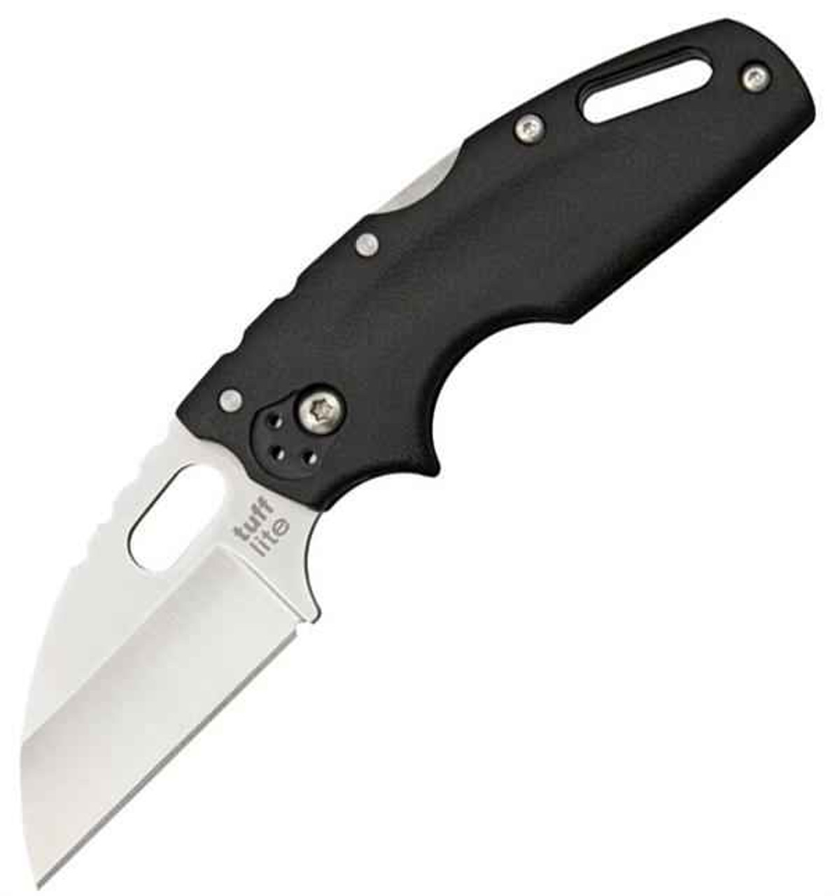 Cold Steel CS20LT Tuff Lite, 2.5" AUS 8A SS Plain Blade, Black Grivory Handle