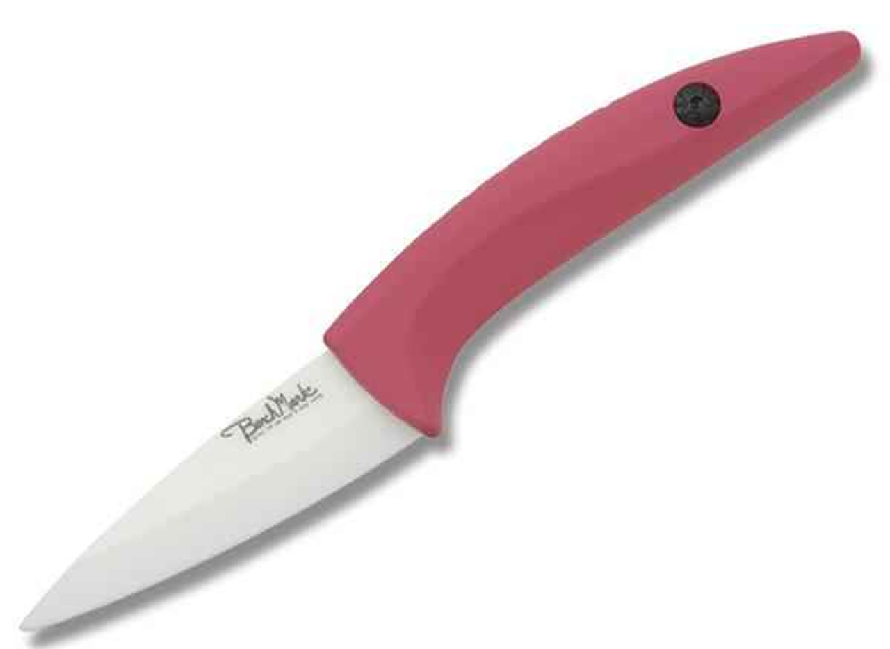 NANO ID Ceramic Steak Red Knife Extremely Sharp Ceramic Knife (black)