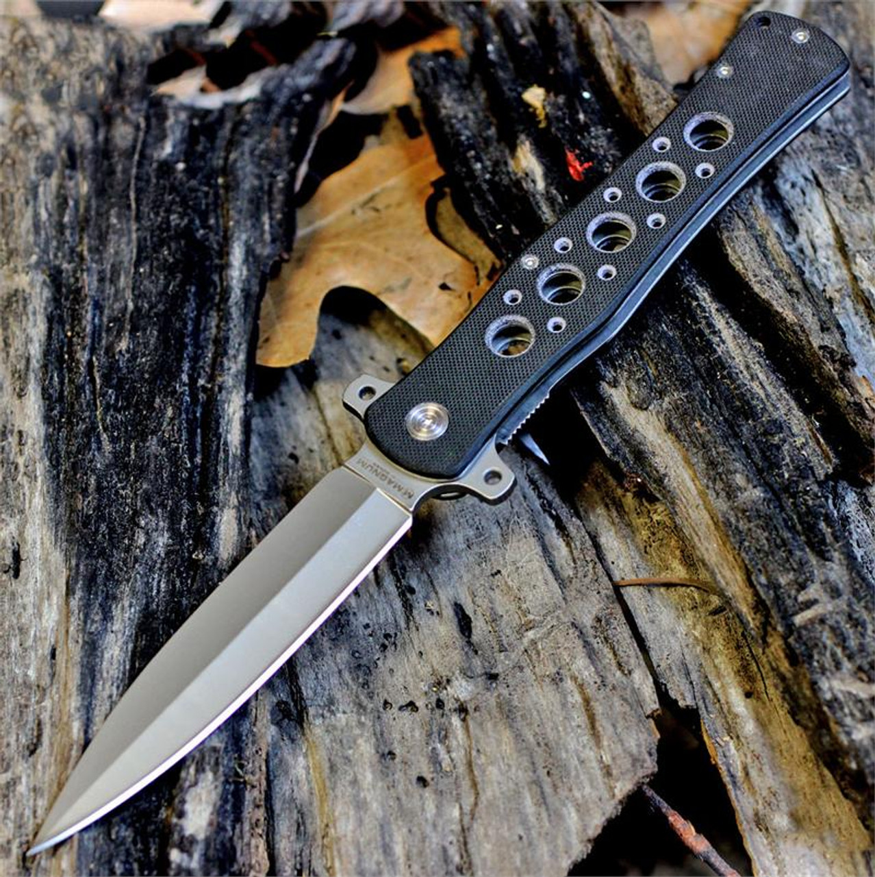 Boker Magnum Great Knight Dagger, 4 2/3 in. Beadblasted blade with Linerlock, 01MB221