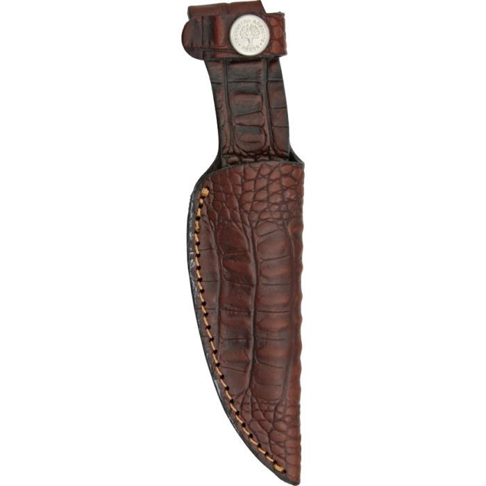 Brown embossed leather sheath with belt carry Boker 02BA701H