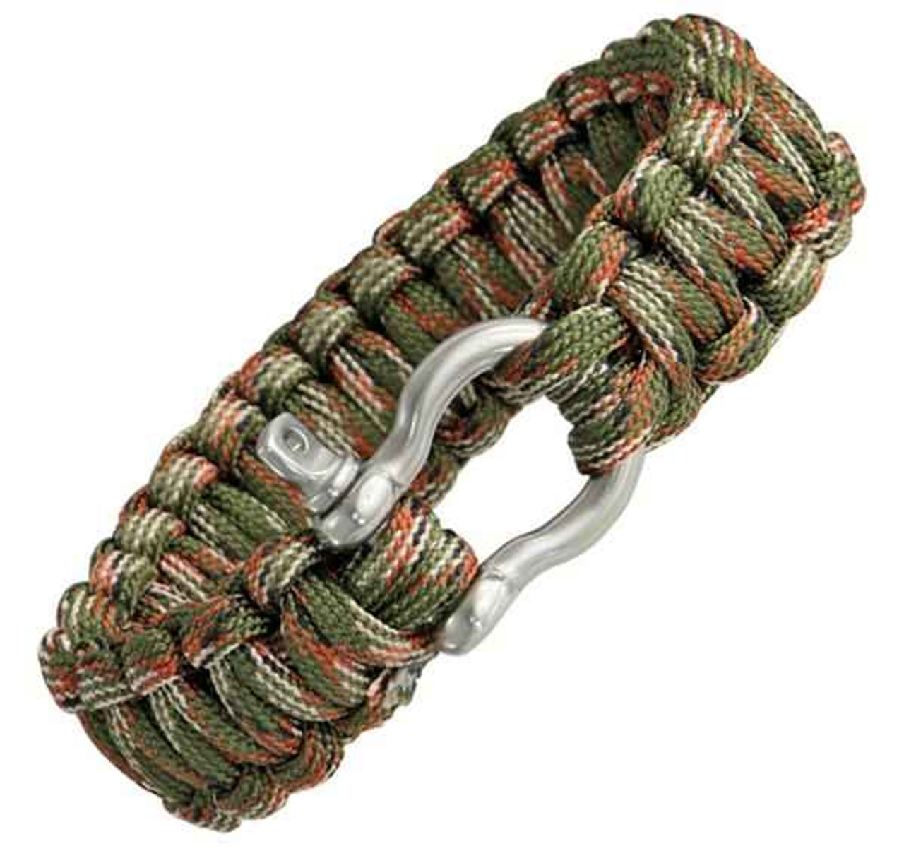 Colt Survival Bracelet, Metal Buckle, Woodland Camo