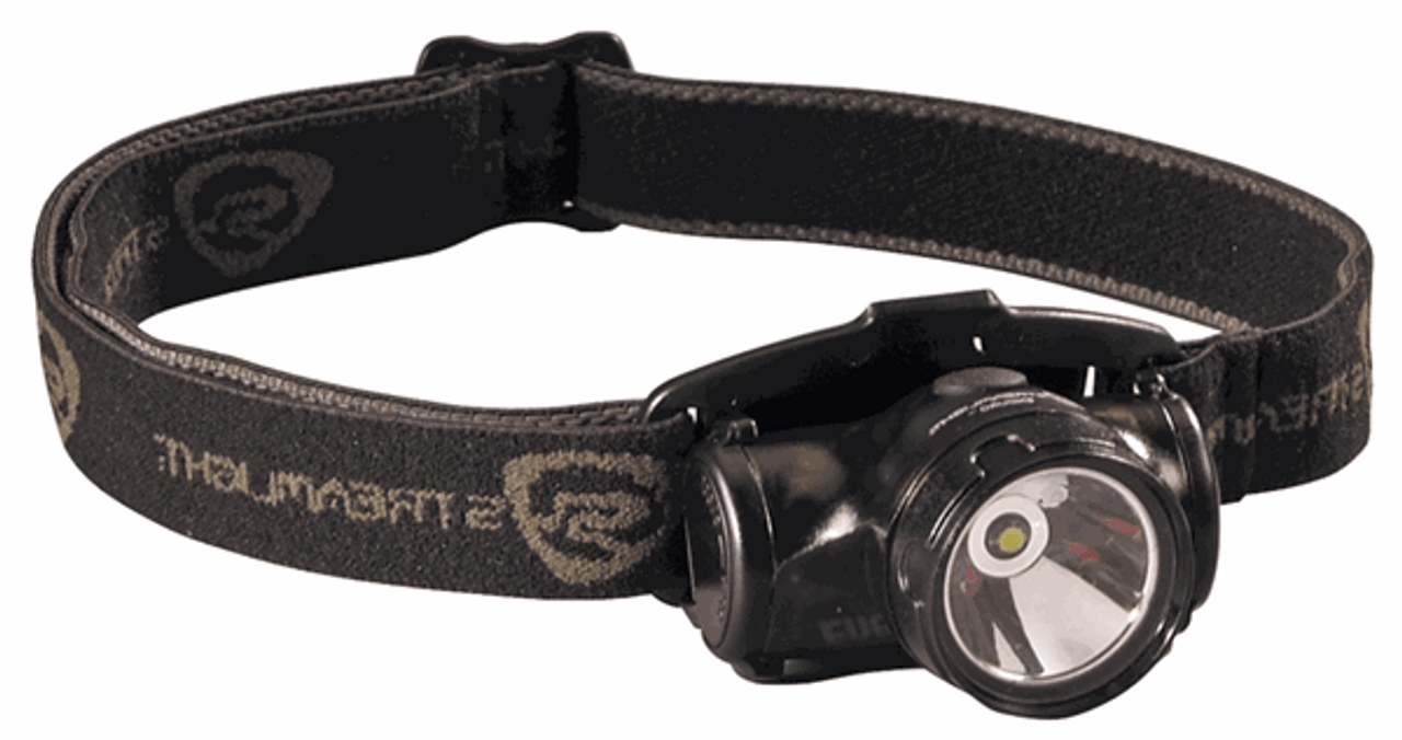 Streamlight Enduro, White LED, Black Body, Elastic Strap, 3 AAA