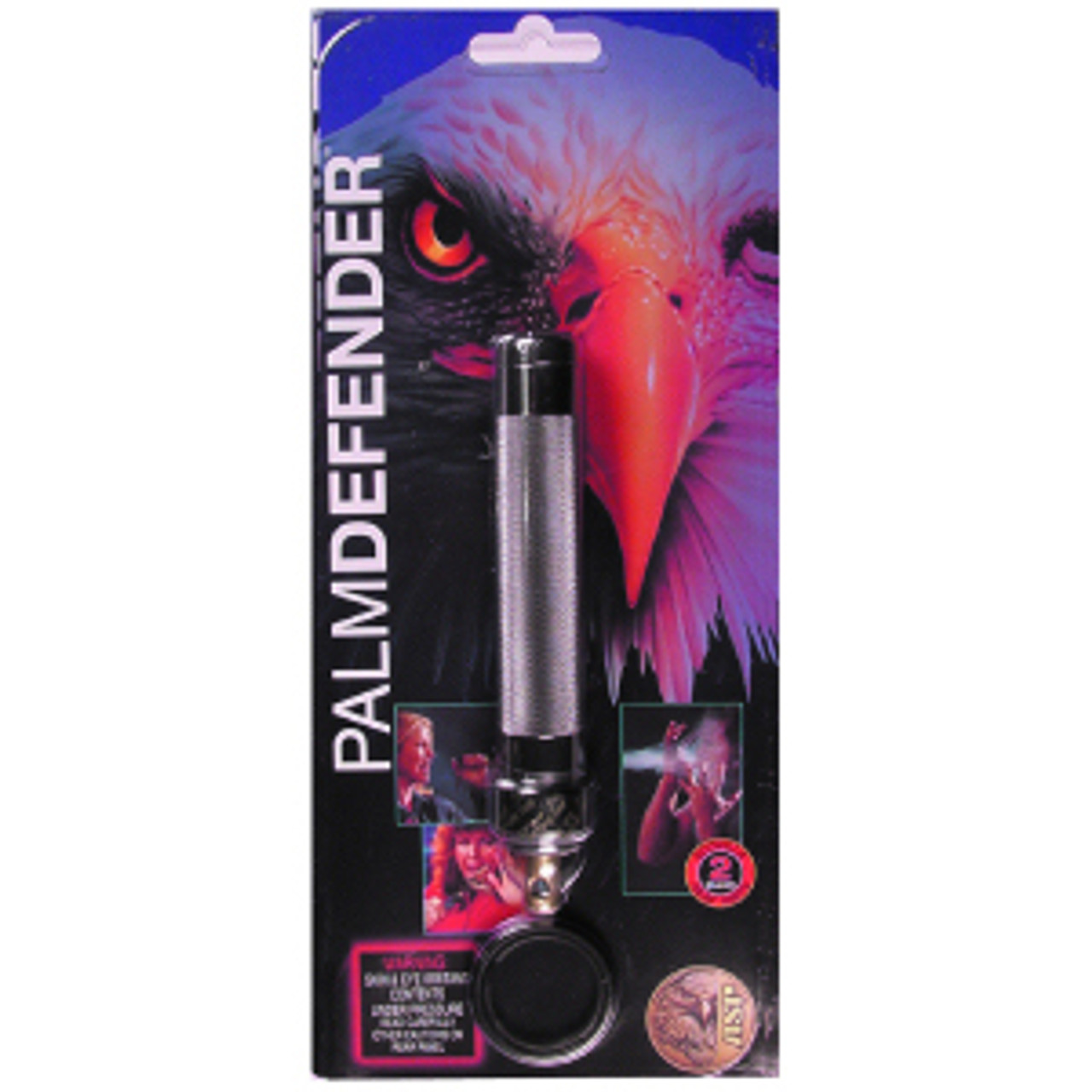 ASP 54952 Palm Defender Aerosol, 6061 T6 Aerospace Aluminum Construction, Pewter