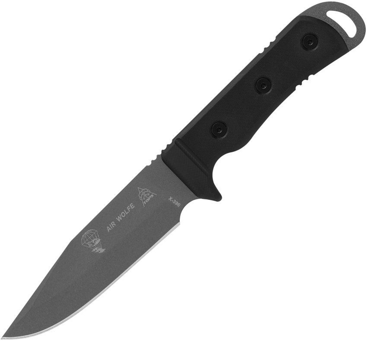 Tops Air Wolfe -  Black G 10 (5" 1095 Gray)