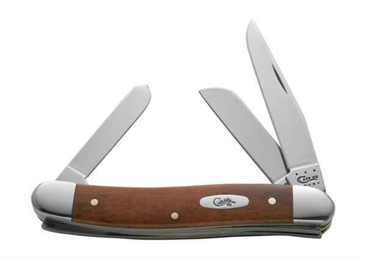 Case 28701 Medium Stockman, Smooth Chestnut Bone Handle (6318 SS)