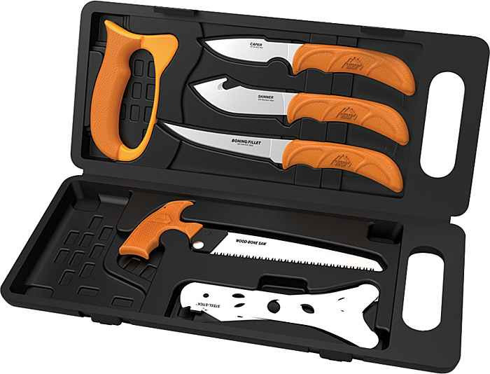 Outdoor Edge WildPak 7-Piece Game Processing Set | WP-2| Knifeworks