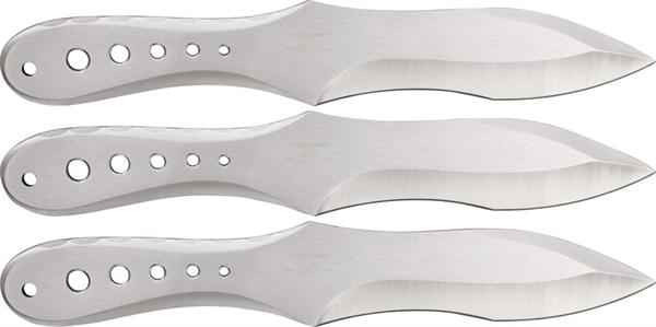 Gil Hibben Gen-X Pro Thrower Triple Set – 11" Overall, Stainless Steel, Nylon Sheath