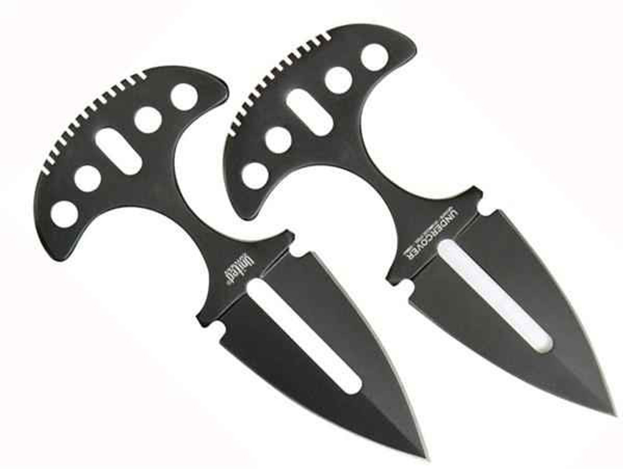 United Undercover Push Daggers Twin Push Daggers, Black