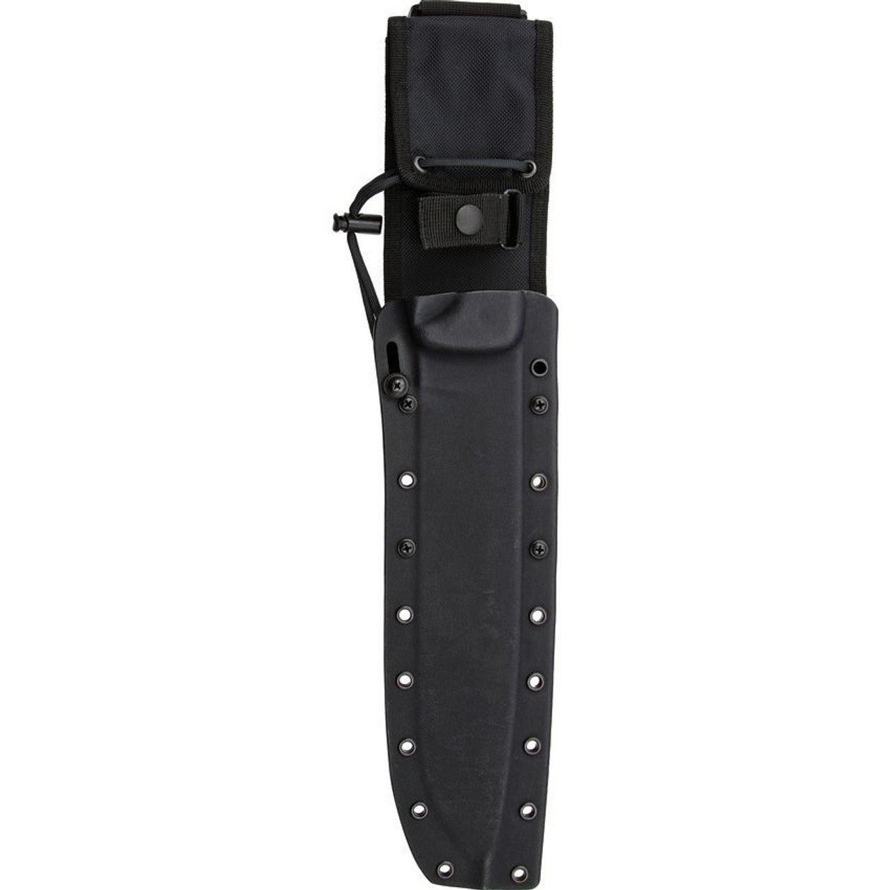 ESEE-Junglas Fixed Blade Machete (ESJUNGLASODOR)-10.38" OD Green Drop Point Blade, Orange G-10 Handle | BR Exclusive