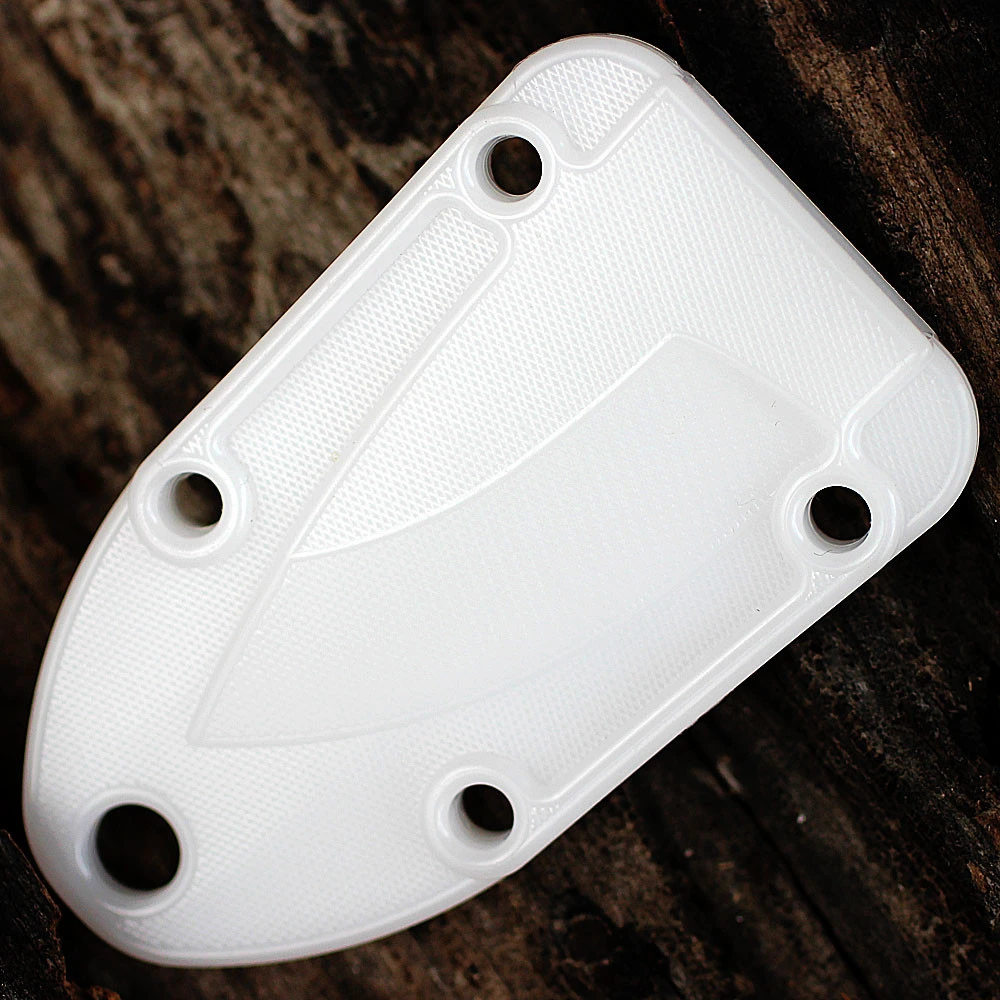 ESEE Candiru Survival Kit White Polymer Sheath Detail View