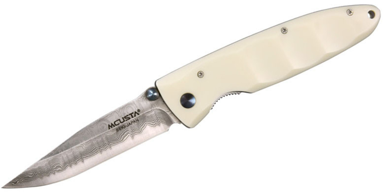 Mcusta Basic Series White Corian (3.25" VG-10 Damascus) MC-0025D
