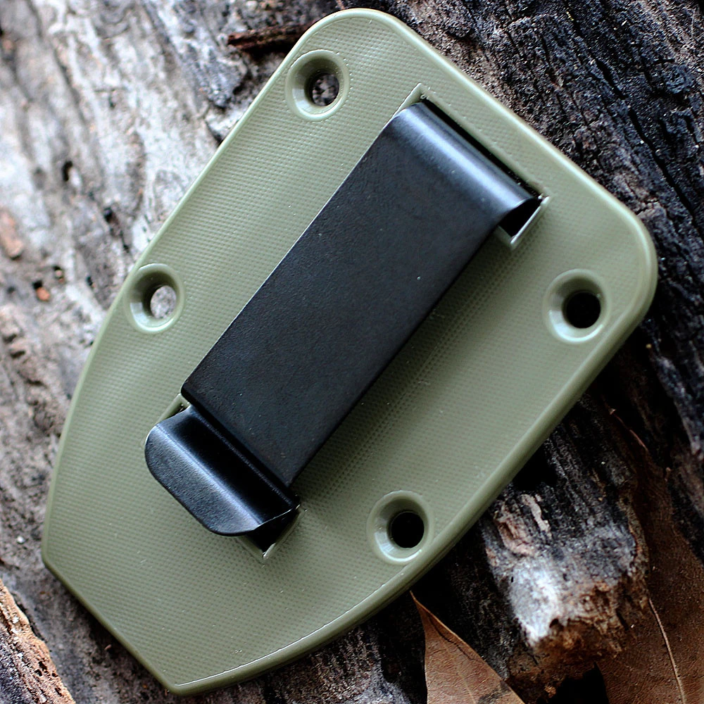 ESEE-4 ESEE-4P-DT OD Green Sheath Detail View