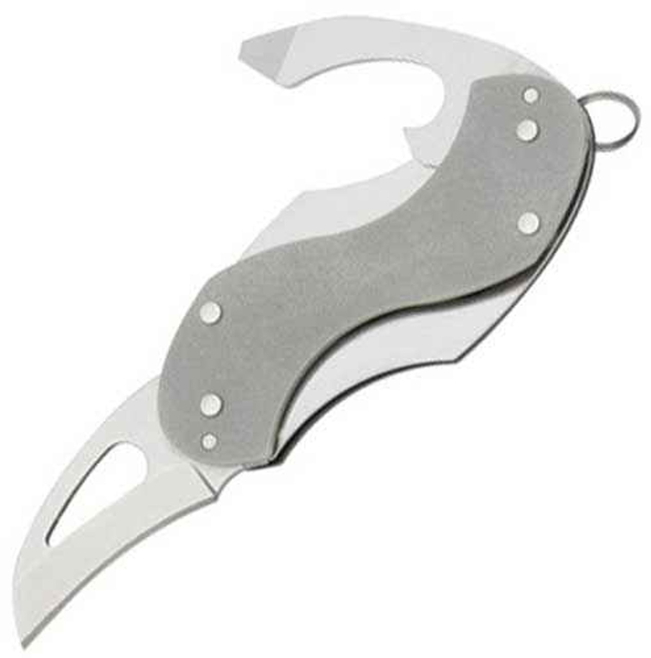 Mantis B-4 Buzzard Necessikey Key Chain Knife 1" Blade, Bottle Opener and Screwdriver