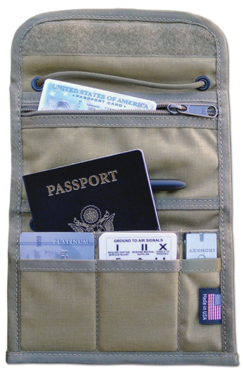 Esee Passport Case Tan, without Izula gear pen