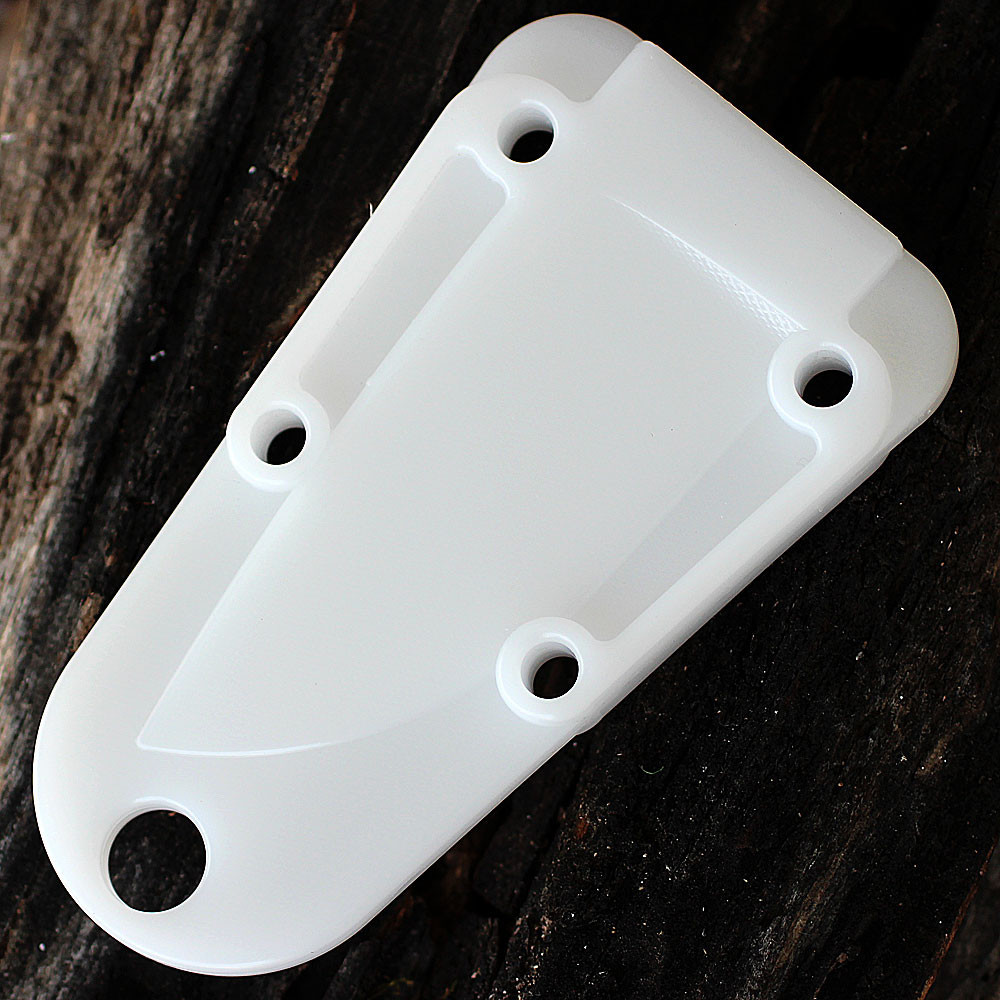 ESEE Izula Survival Kit IZULA-PURP-KIT White Polymer Sheath Detail View