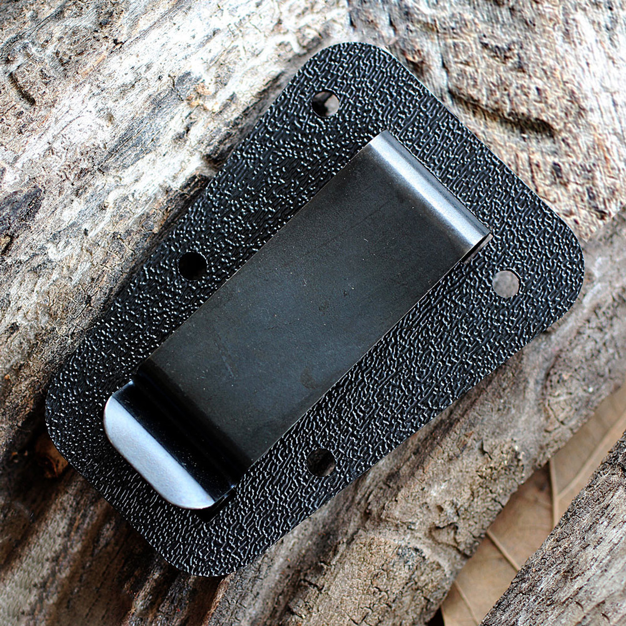 ESEE-Izula Survival Kit Fixed Blade Knife (IZULA-B-KIT) 2.63" Black 1095 Drop Point Blade, Black Skeletonized Handle