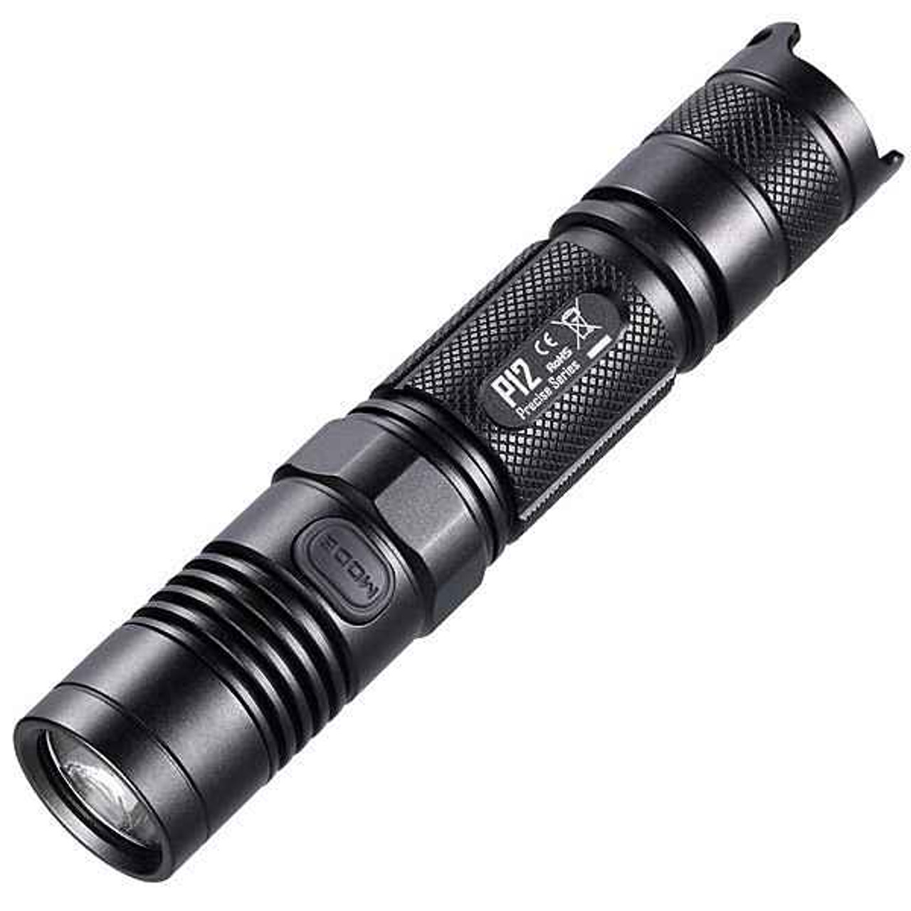 NiteCore P12 Flashlight, Black, 950 lm, CR123 or 18650