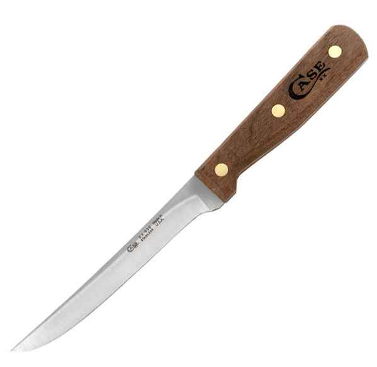 Case 6" Boning Knife, Solid Walnut Handle