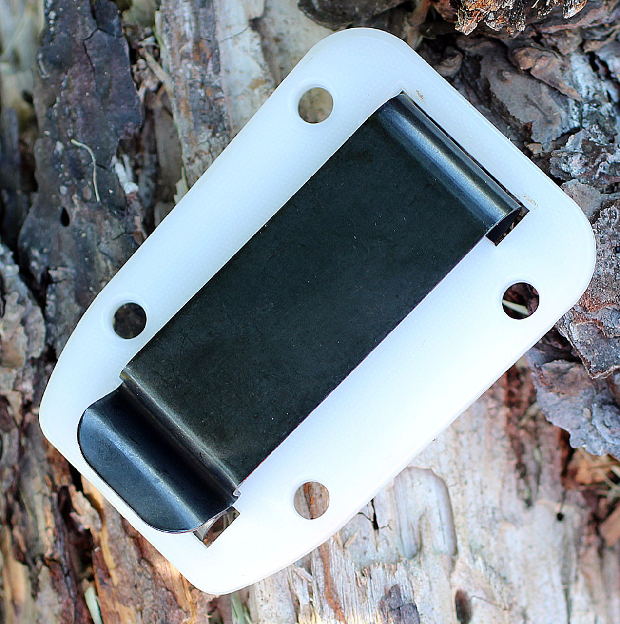 ESEE-Izula Fixed Blade Knife (IZULA-PURP) 2.63" Purple 1095 Drop Point Blade, Purple Skeletonized Handle