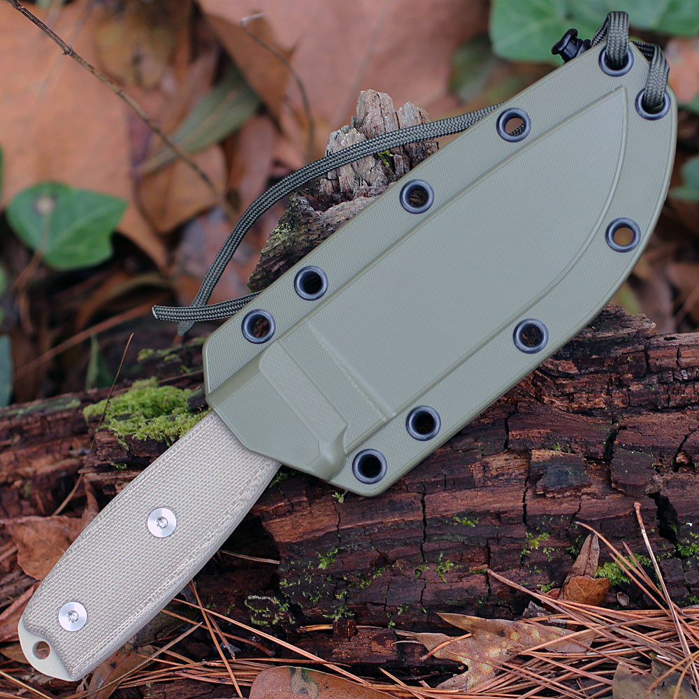 ESEE-4 ESEE-4S-MB-DT Full Set with Sheath Detail View