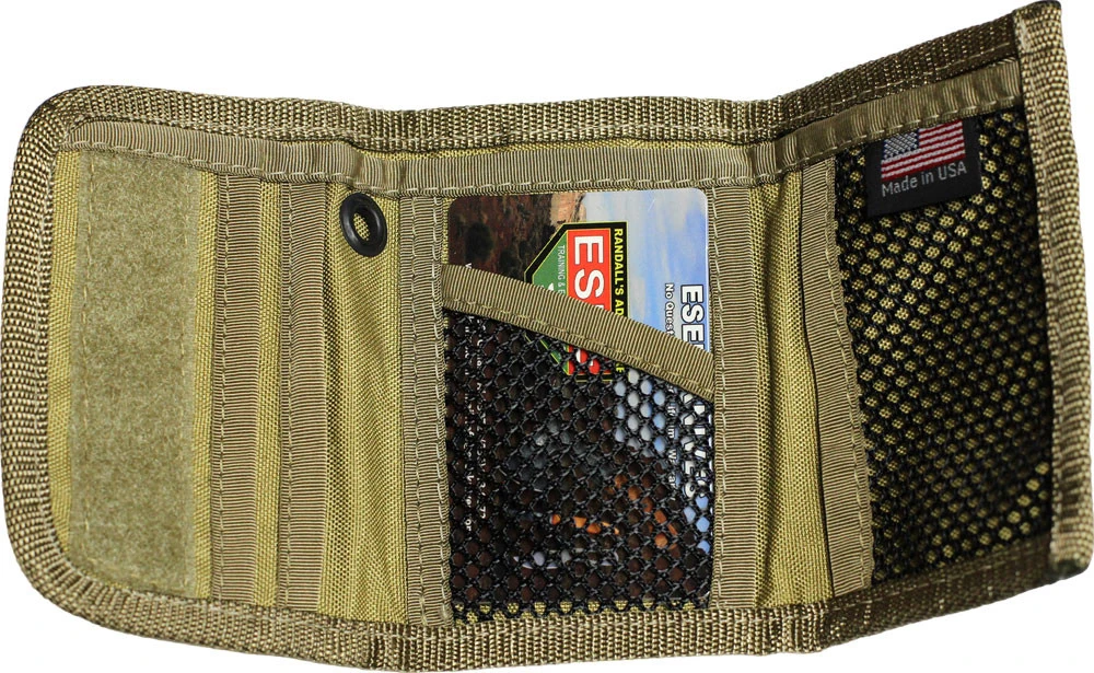 Izula Gear EDC Wallet Open Tri-Fold View