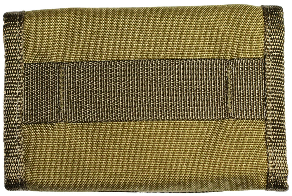 Izula Gear EDC Wallet Desert Tan Nylon Closed View