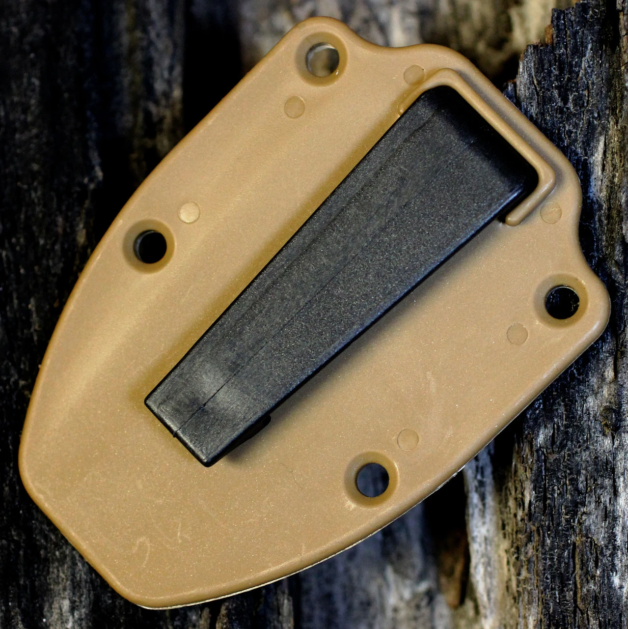 ESEE-3 ESEE-3S Coyote Brown Sheath Detail View