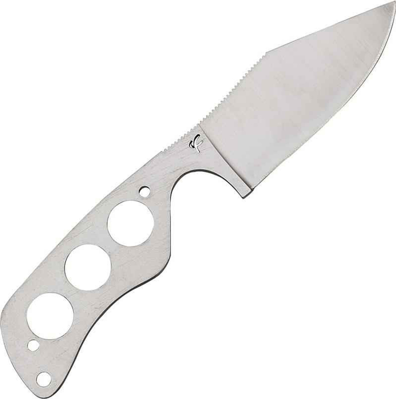 Fred Perrin Le Bowie Neck Knife, 12C27 Stainless Plain Blade, Kydex Sheath