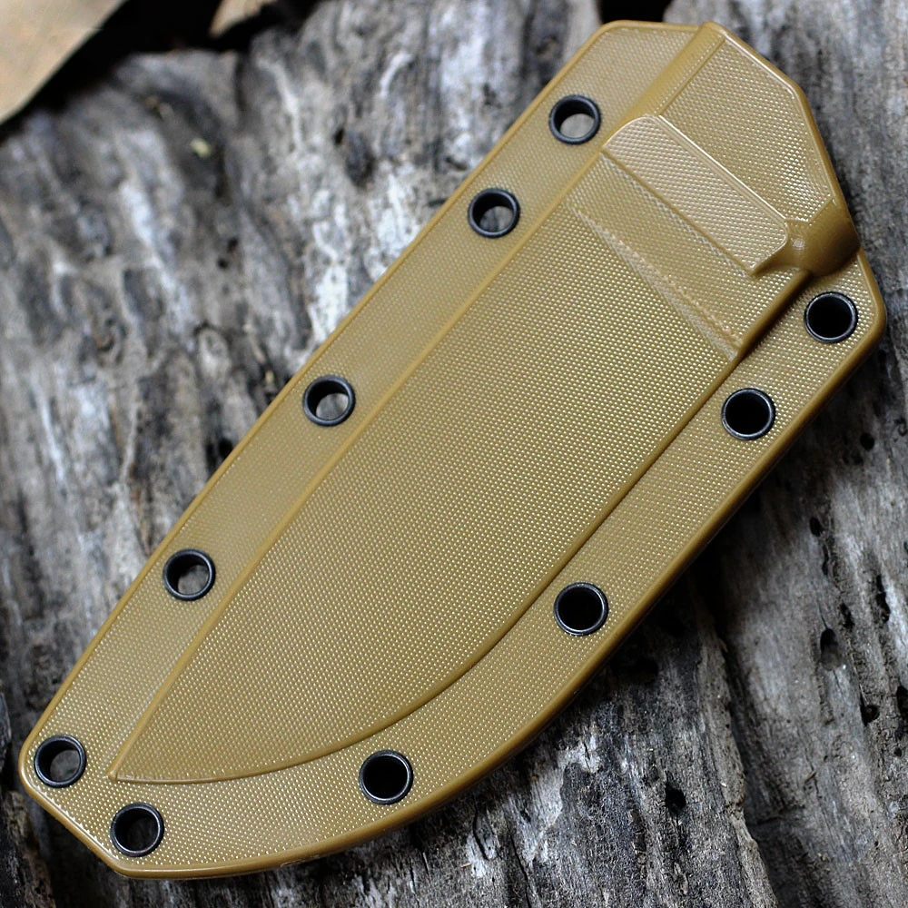 ESEE-4 ESEE-4P Coyote Brown Sheath Detail View