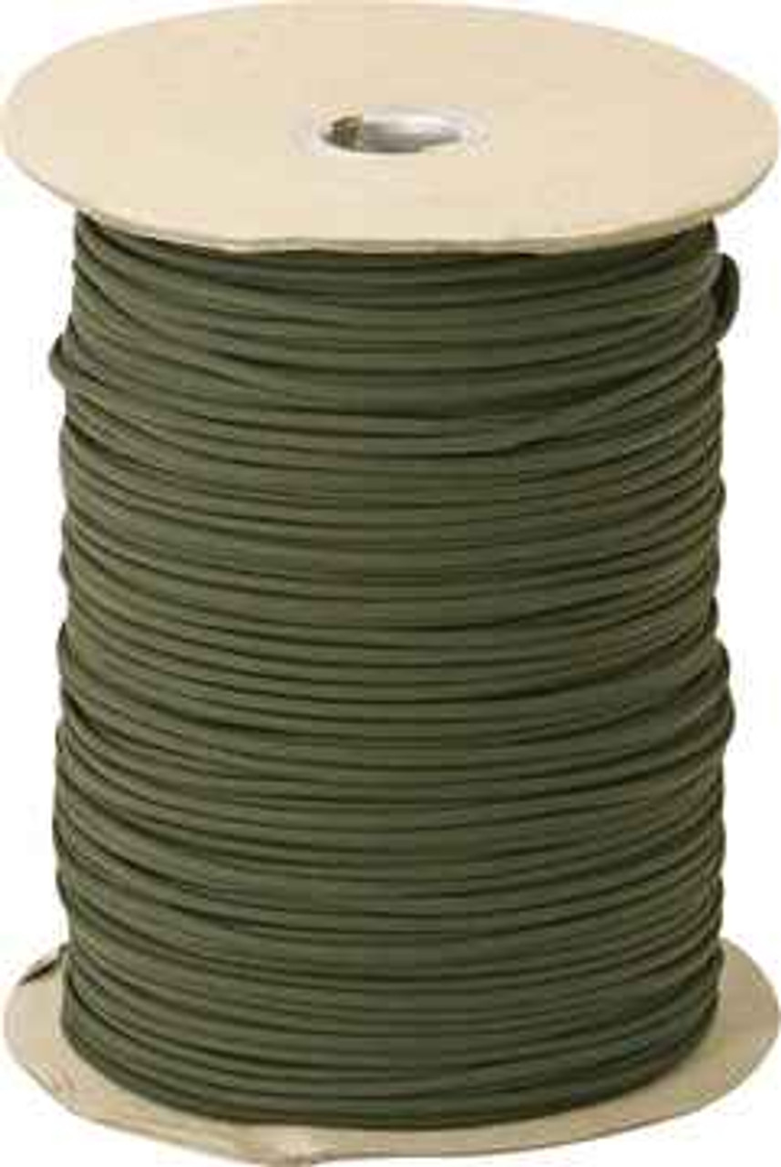 Parachute Cord OD Green. 1000 Ft. Roll