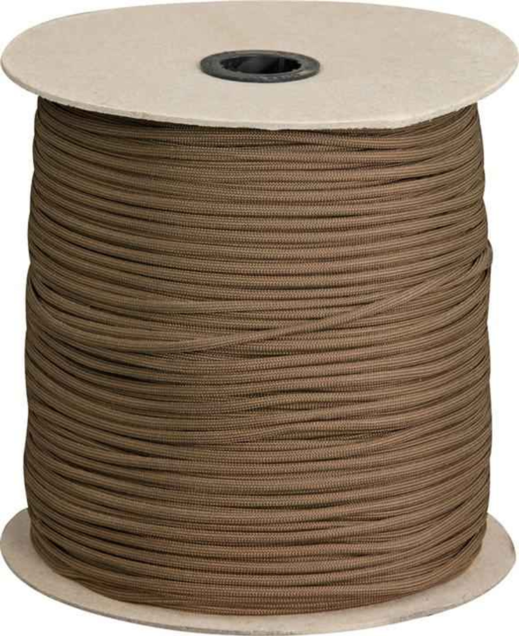 Parachute Cord,Brown, 1000ft. Length, 7 Strand