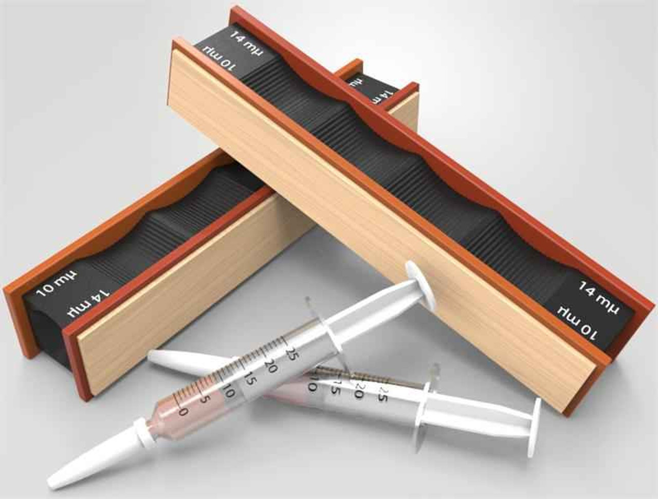 Wicked Edge 14 and 10 Micron Diamond Balsa Strop Pack