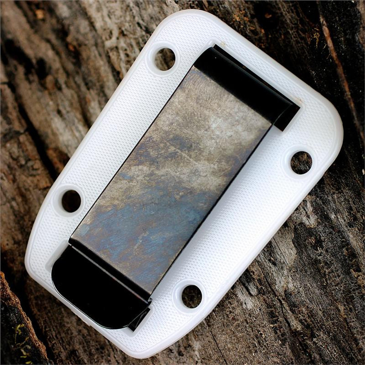 ESEE-Candiru Clip Plate w/ Mounting Hardware (CAN-CLIP-CLR)- Clear