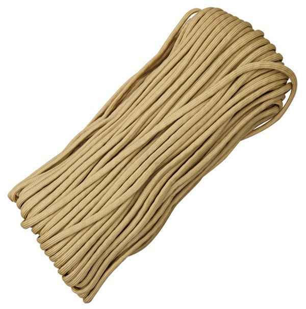 Parachute Cord Tan, 100ft Length