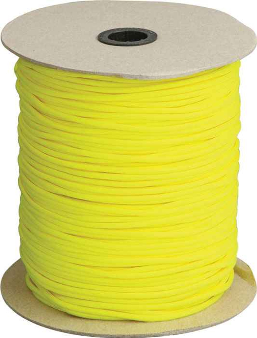 Parachute Cord, Neon Yellow, 1000ft Length, 7 Strand