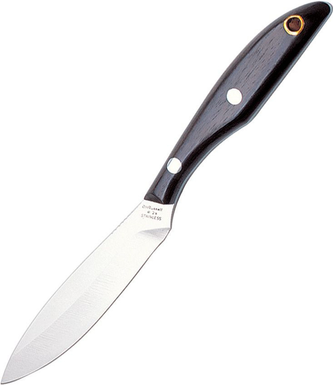 Grohmann Trout & Bird Knife, Offset Rosewood handles