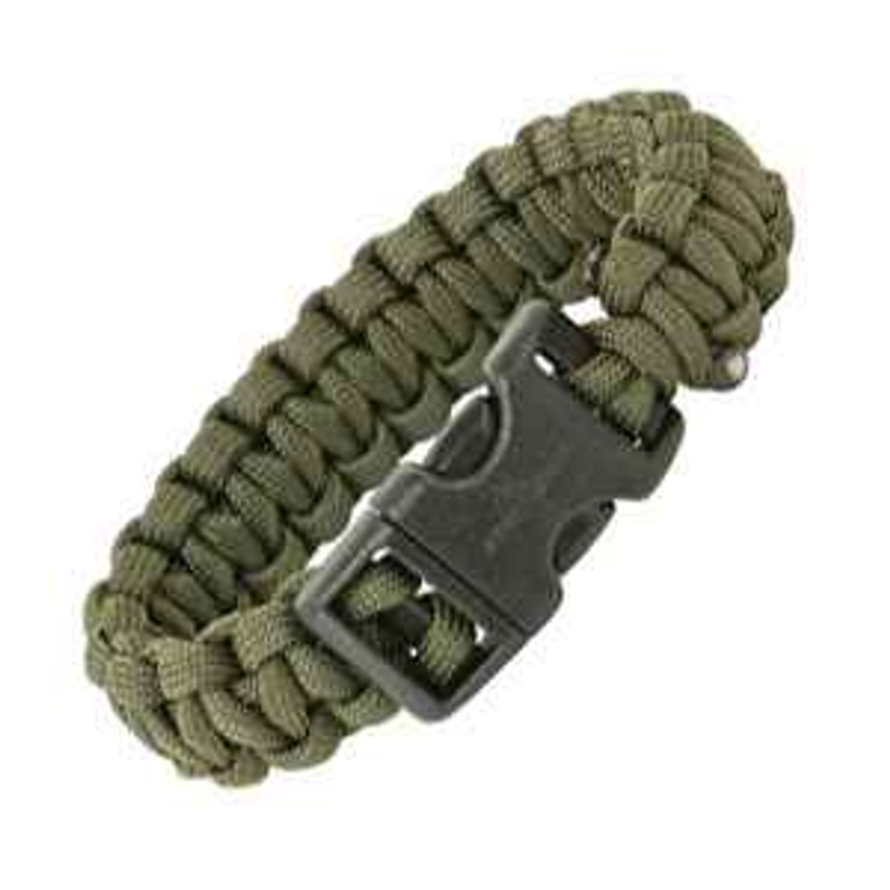 Para Cord Survival Bracelet Olive Drab. Size X-Large