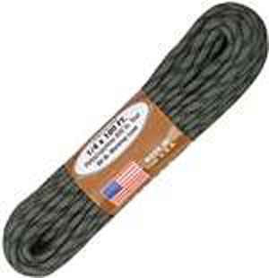 Corda Intrecciata Camouflage Mad Dog 1/4" X 50' - Prodotta In USA